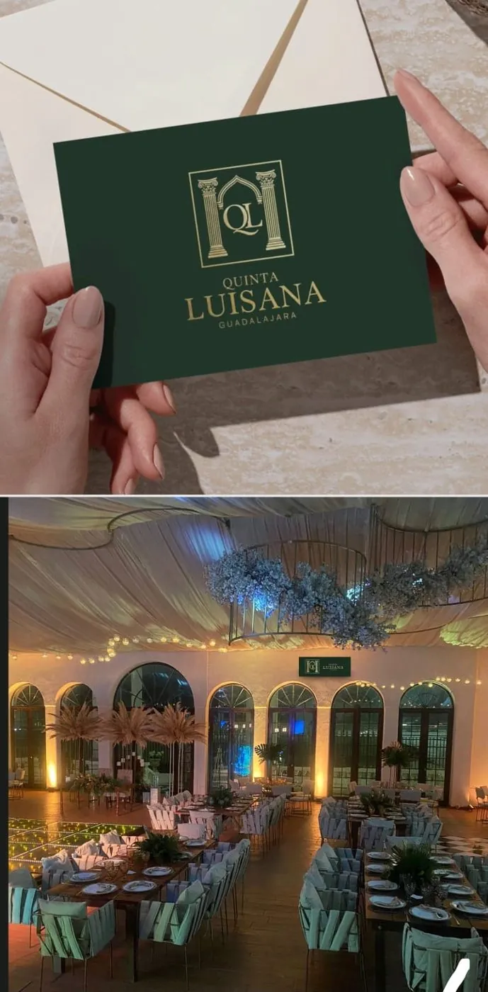 Aplicaciones de marca de Quinta Luisana