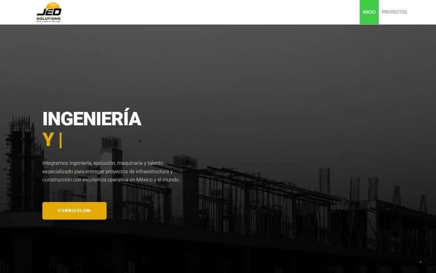 Sitio web de JED Solutions